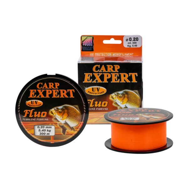 CARP EXPERT UV, FLUO ORANGE, 300M