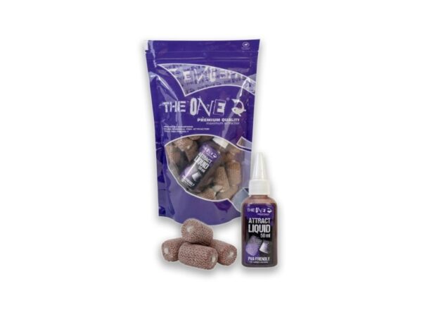 The One ready-made PVA 30pcs + dip 50ml / PURPLE