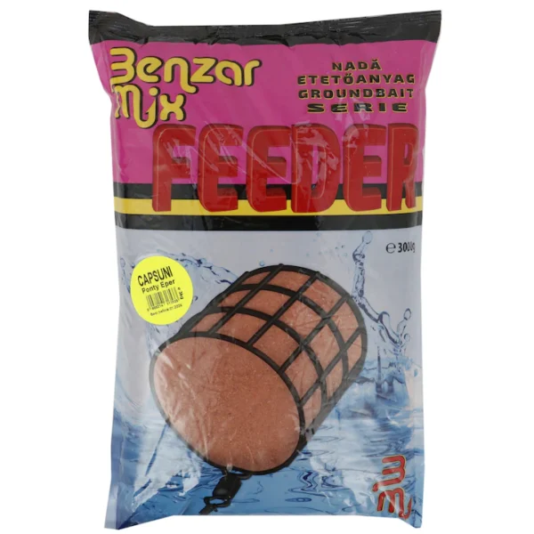 BENZAR MIX FEEDER - CARP STRAWBERRY 1 KG