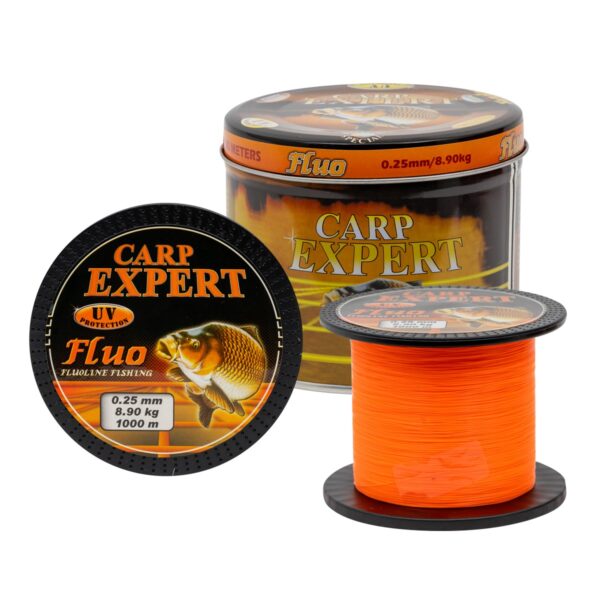 CARP EXPERT, LINE, UV, FLUO ORANGE, 1000M