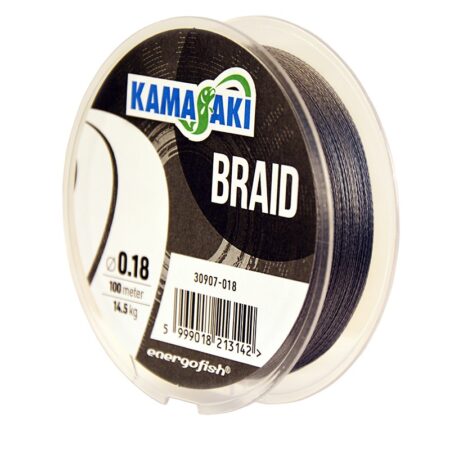 KAMASAKI BRAIDED GREY LINE 100M 0.25MM 23,6 KG