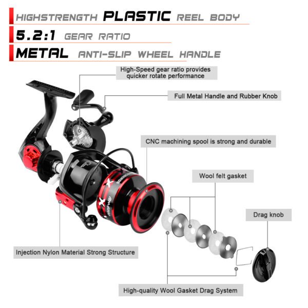 Spinning Reel - 1000 - Image 6